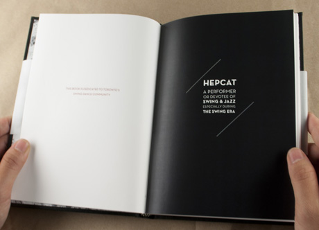 21st Century Hepcat book, open to a page defining the word 'hepcat'